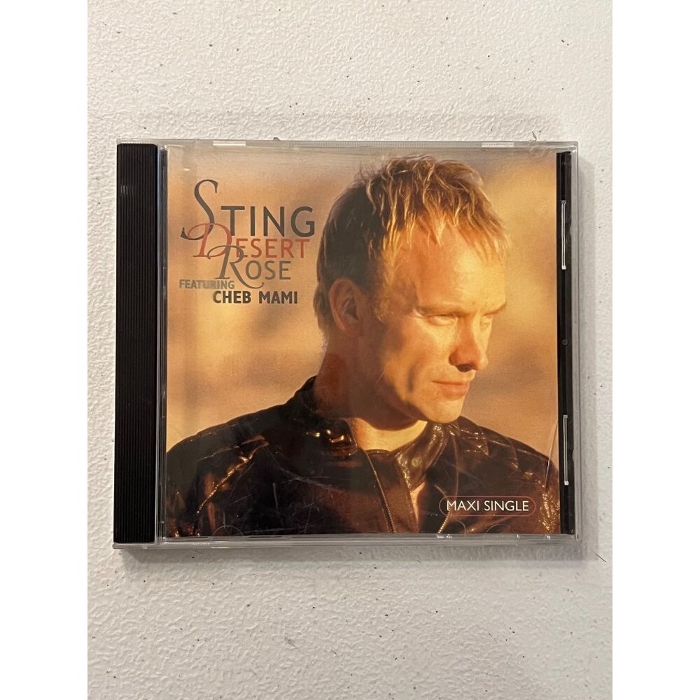 Sting Desert Rose Maxi Single CD 1999 Pop Rock A&M Records Pre-Owned